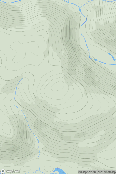 Thumbnail image for Garn Wen [South-West Wales] [SN903532] showing contour plot for surrounding peak